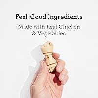 Vista 12 de DreamBone Mini masticables con pollo real para perros, 36 unidades, estos masticables sin piel cruda son la distracción favorita de los perros
