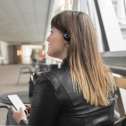 Miniatura 5 de Koss BT221i - Pinzas inalámbricas Bluetooth para los oídos, micrófono en línea, control de volumen y control remoto táctil, resistente al sudor,