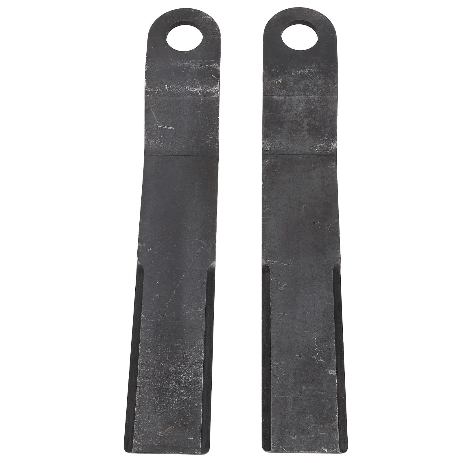 Akozon 2 Cuchillas de Repuesto para Cortacésped AR400 de Acero de 2 3/8 Pulgadas para, ASV, Case y Cat, Cuchillas Resistentes para Minicargadoras y Cargadoras
