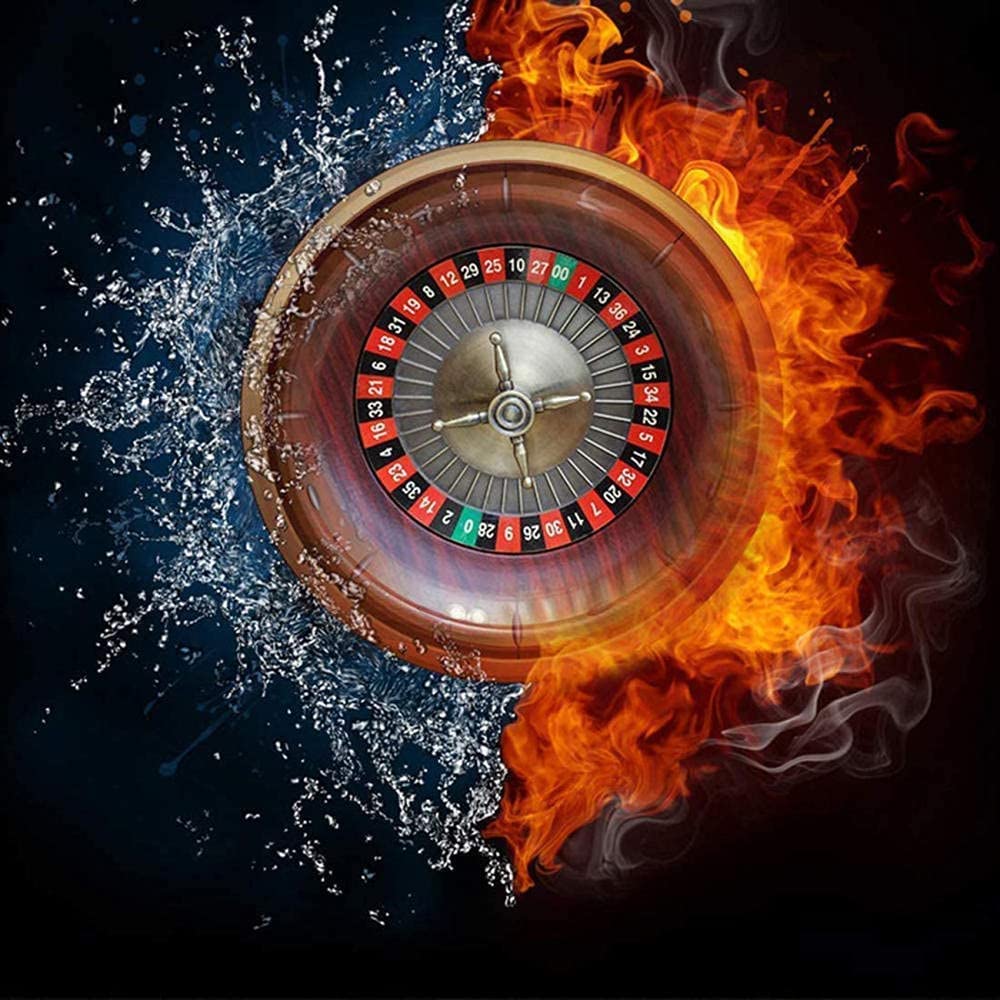 DKULMN Ruota della Roulette, Set di Ruote della Roulette in Legno da 12 Pollici Giradischi Giochi da Tavolo per Il Tempo Libero per Adulti Pratici, Serate di Gioco Essenziali