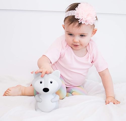 Miniatura 8 de Lumipets Luz nocturna de animales para niños luz de guardería de silicona para bebés y niños luz nocturna blanda para habitación de niños luces