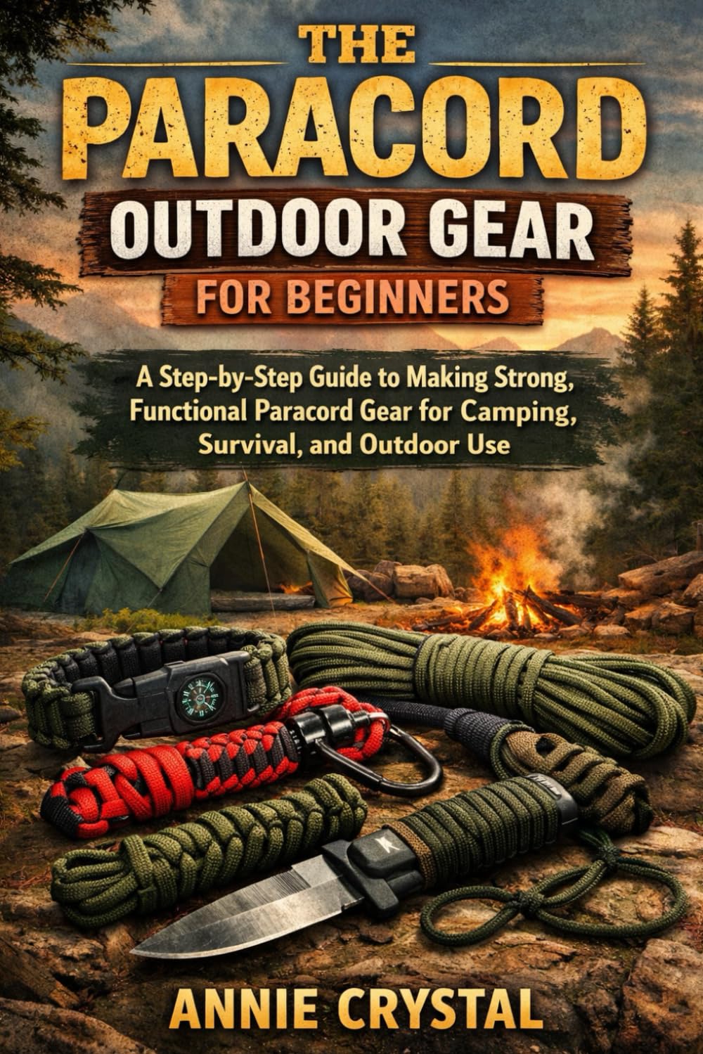 THE PARACORD OUTDOOR GEAR FOR BEGINNERS: A Step-by-Step Guide to Making Strong, Functional Paracord Gear for Camping, Survival, and Outdoor Use