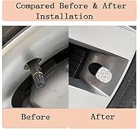 Vista 4 de Tapas de vástago de válvula de neumático de automóvil, 4 tapas universales para válvulas de aire de neumáticos, tapas de válvulas de neumáticos