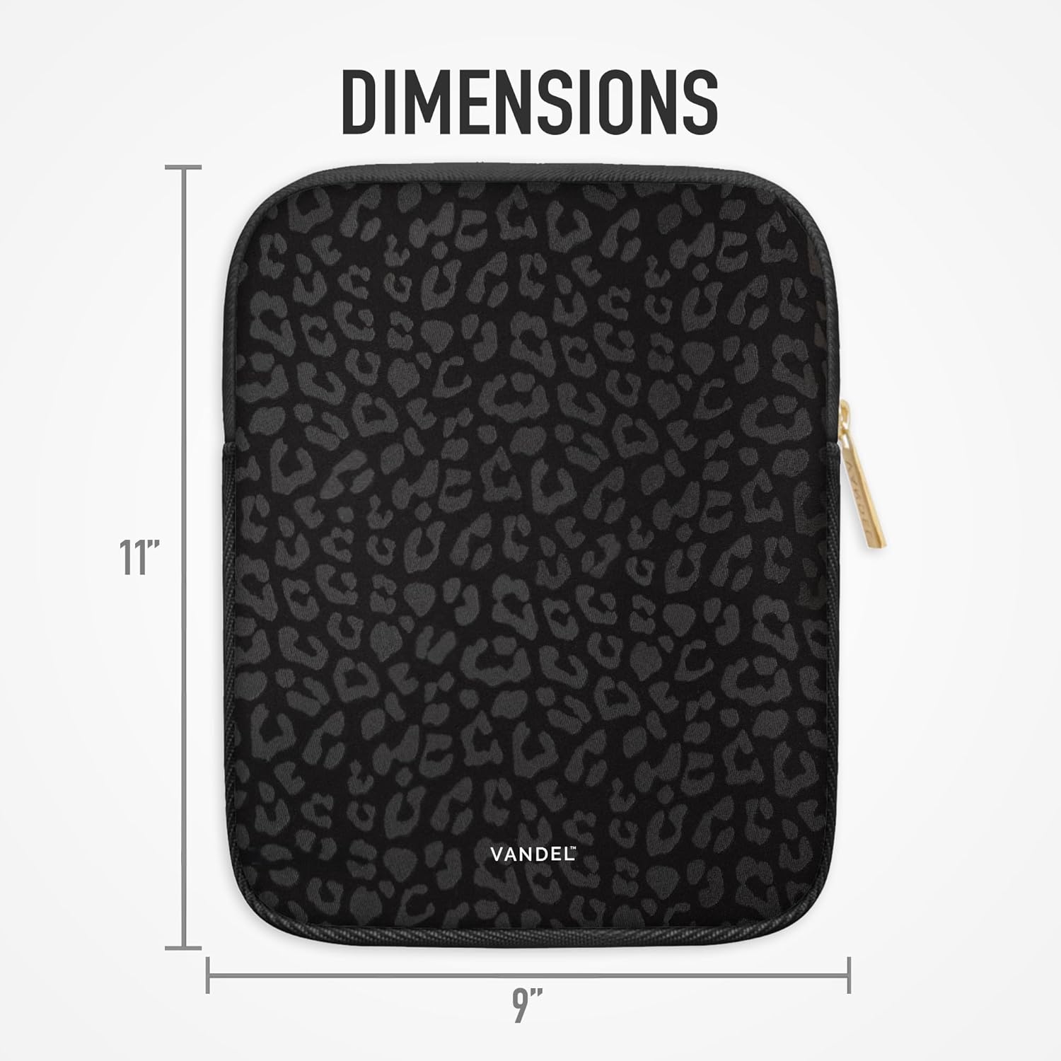 Vandel 9-11 Inch Tablet Sleeve, iPad Sleeve 11 inch Travel Pouch, Fits iPad Pro 11 Inch M4/ 10th Generation 10.9, 9/8th Gen 10.2/ Air 11" 5/4/3 10.9"/10.5", Pro 11 M2, Tab S8/S9 - Image 7