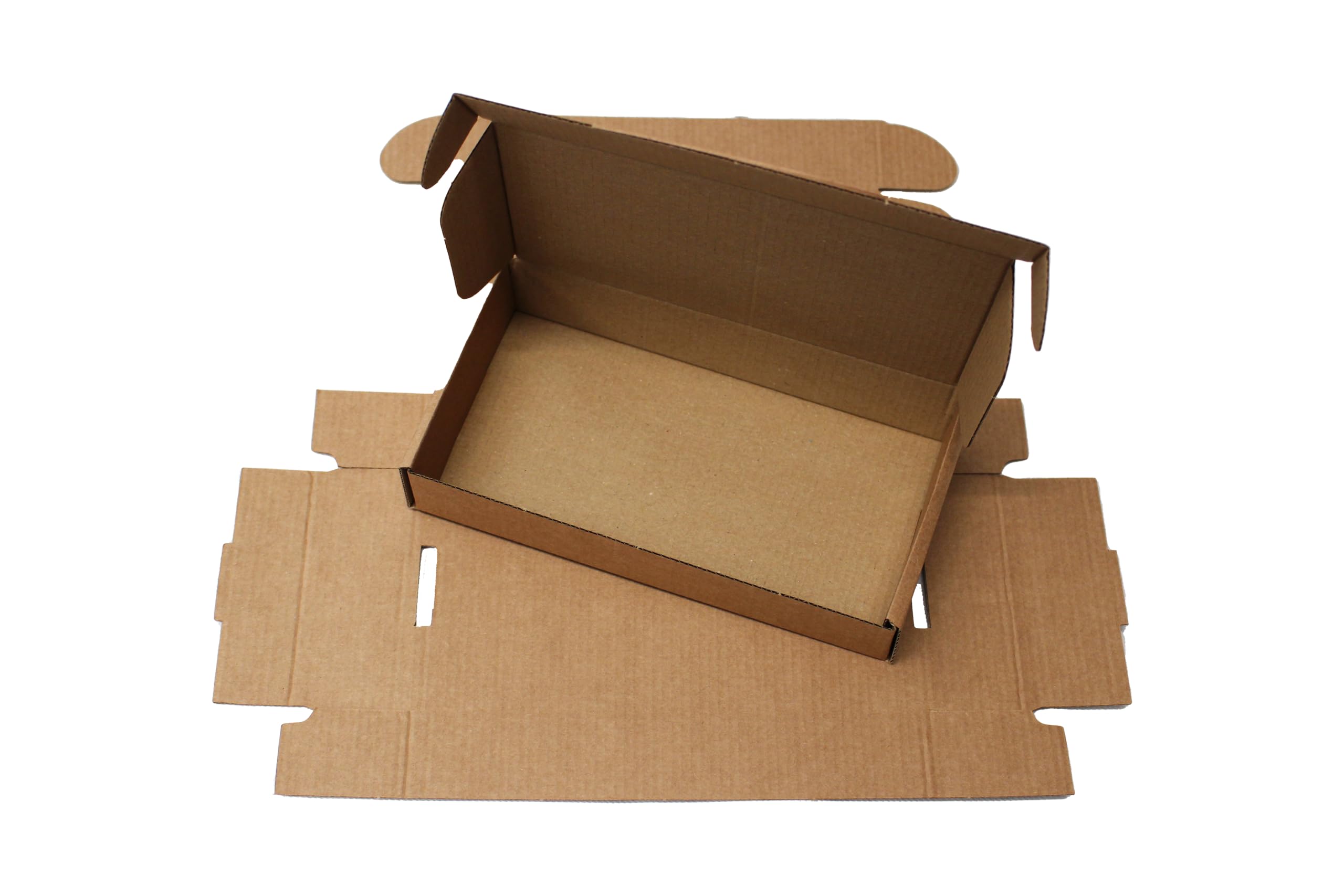 TPBK5 Postal Box 185x100x35mm 7.3x3.9x1.4" Trojan Brown Kraft Small Parcel Postal Packing Mailing Boxes Eco Friendly FSC Certified Biodegradable and Recyclable - Sold in Packs of 25