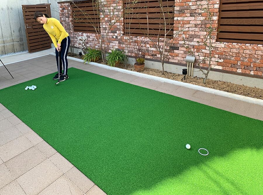 Amazon | パターマット工房 屋外 アプローチ＆パット専用人工芝 180cm