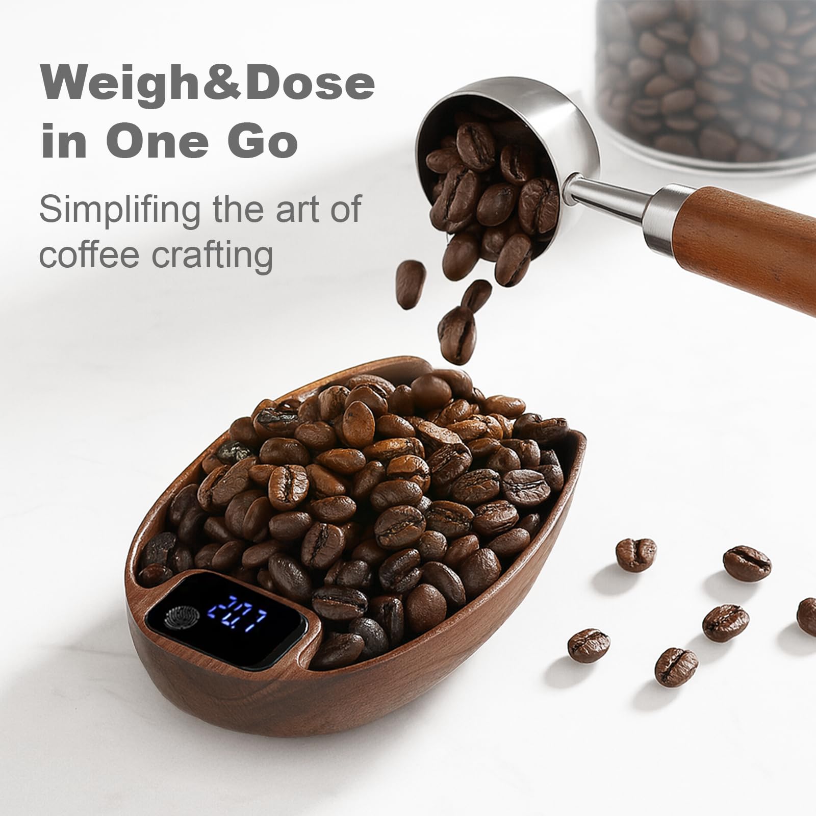 Digitale Kaffeewaage für Pour Over und Espresso