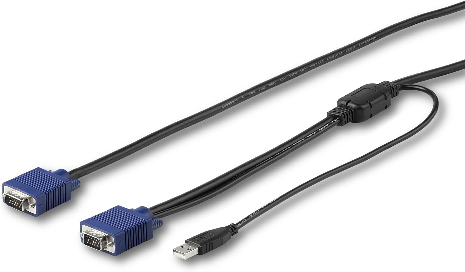 RKCONSUV15 15 ft (4.6 m) USB KVM Cable for