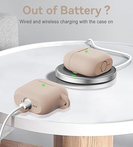 Miniatura 4 de Funda para Apple Airpods 4 – VOTILE Airpods 4 Fundas 2024 Funda de silicona para mujer iPod 4 auriculares inalámbricos Accesorios Fundas de carga Té