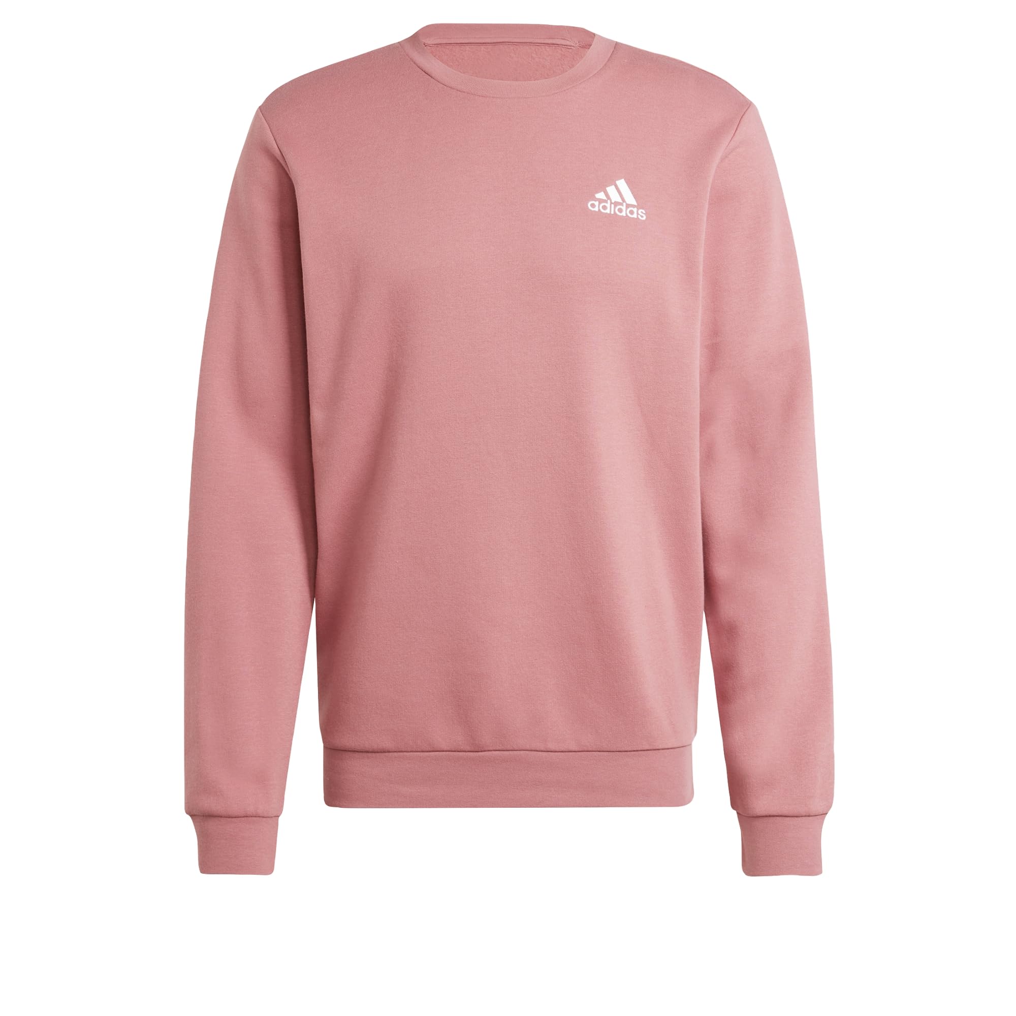 adidas Men's Essentials Fleece Sweatshirt, Preloved Crimson, XXL