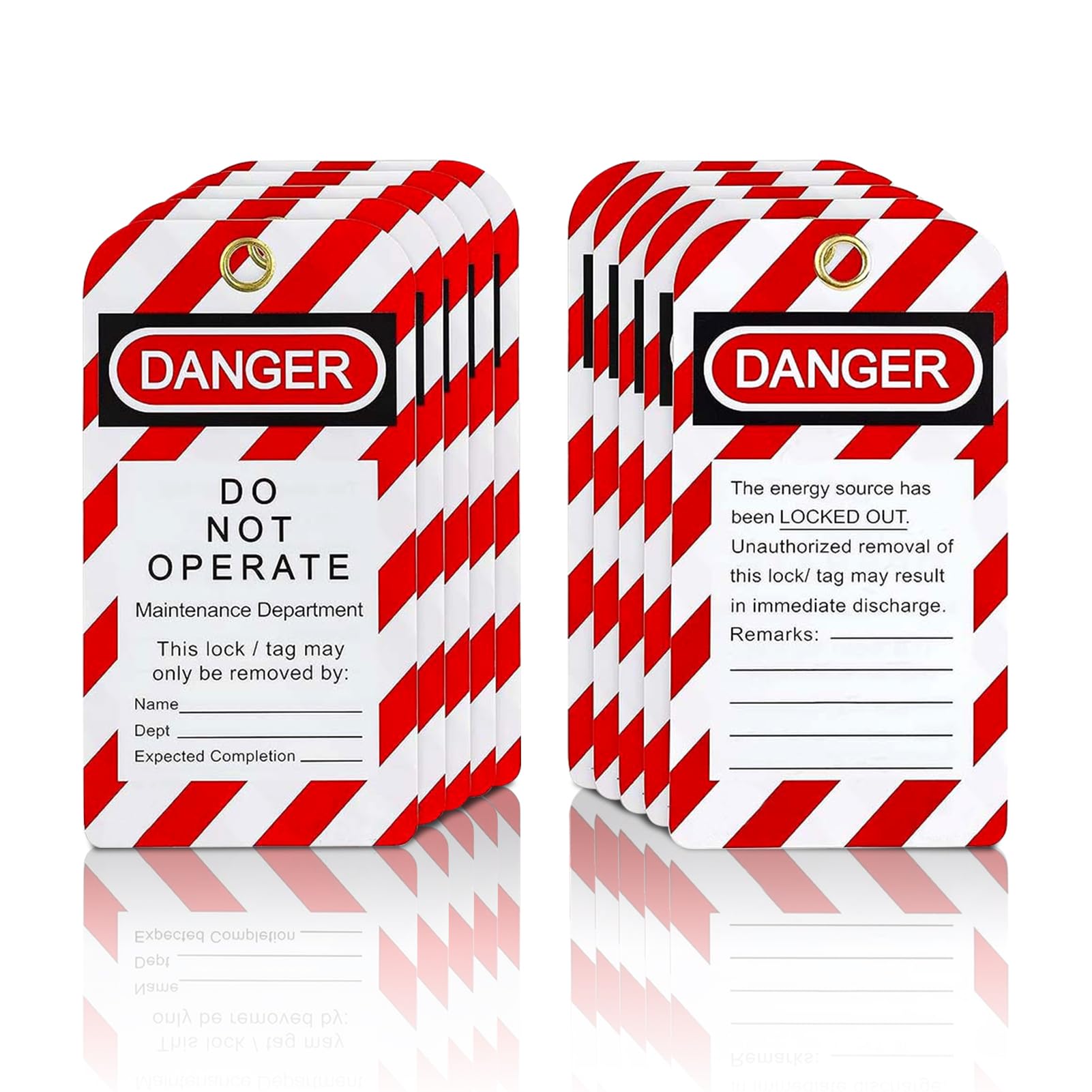 Lockpick Set Industry Danger Do Not Operate Safety PVC Lockout Tagout ...