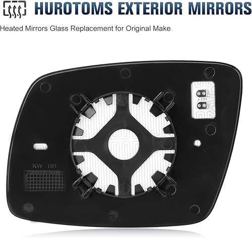 Miniatura 5 de 1 par de espejos laterales para Dodge Journey 2009-2018, espejos retrovisores calefactables con placa trasera, repuesto para 68045692AA 68045690AA