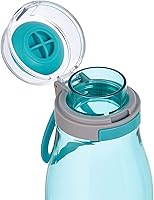 Vista 4 de Tienda Basics Botella de agua Tritan con tapa de acción, 24 onzas, paquete de 2, azul y morado