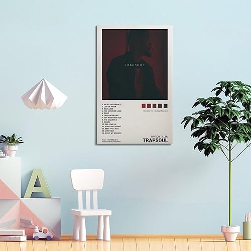 Miniatura 4 de OrdaLi Bryson - Póster de Tiller Trapsoul, portada de álbum de música, póster decorativo de pared, mural adecuado para sala de estar, dormitorio, 08