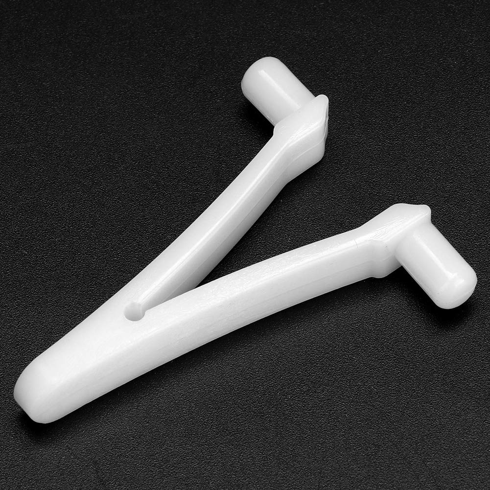 Lot De 12 Pinces En V Pour Outils De Nettoyage De Piscine - Fixation Sur Poignée Télescopique - Plastique Robuste