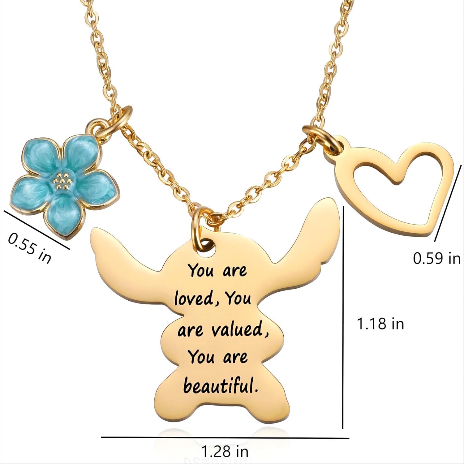 MIXJOY You are My Sunshine Necklace&Greeting Card, Birthday Christmas for Women Niece Daughter Granddaughter