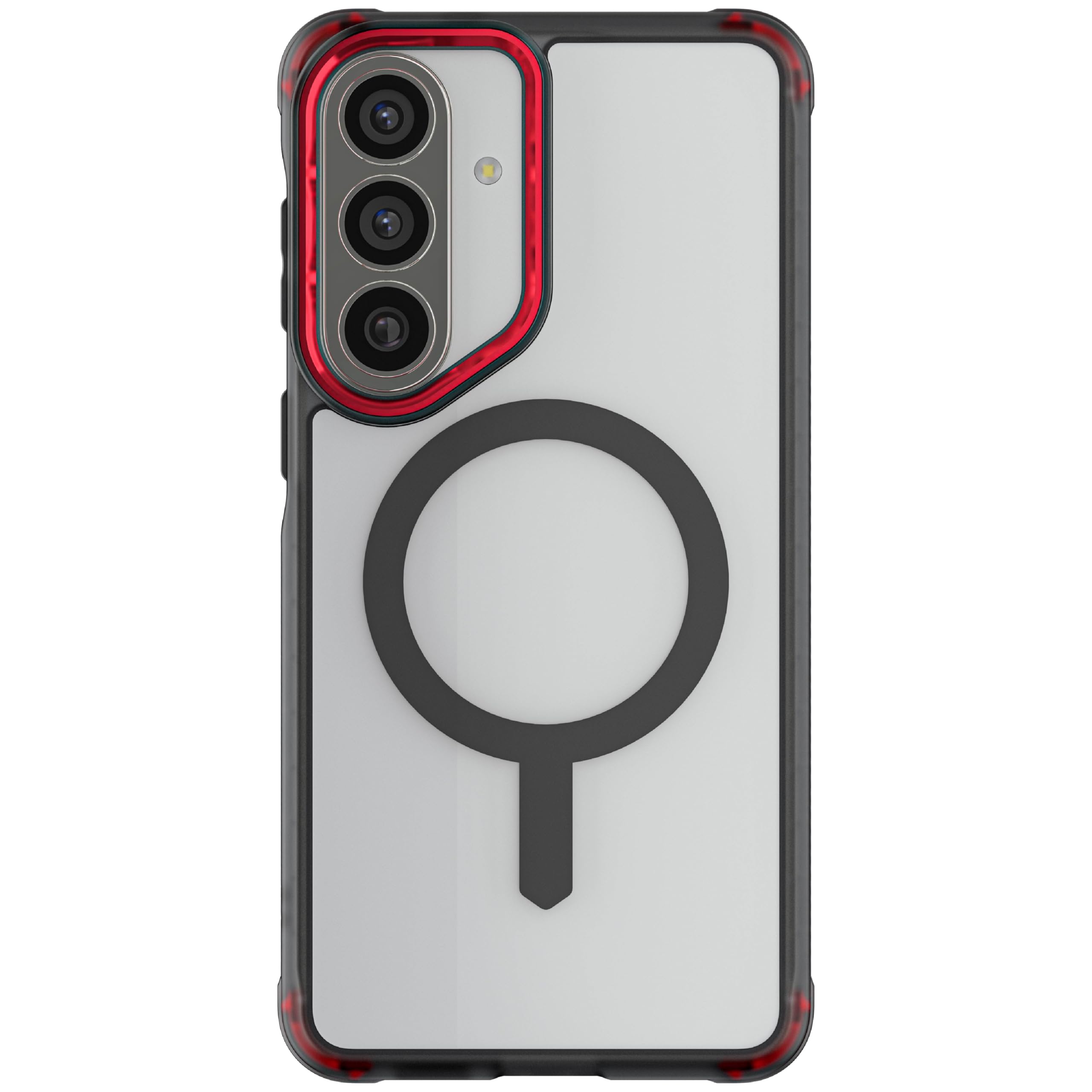 Ghostek Covert Custodia trasparente per Samsung S26+ MagSafe con anello magnetico, sottile, di grado militare, antiurto, compatibile con Galaxy S26 Plus 2026 (6,7 pollici) (fumé)
