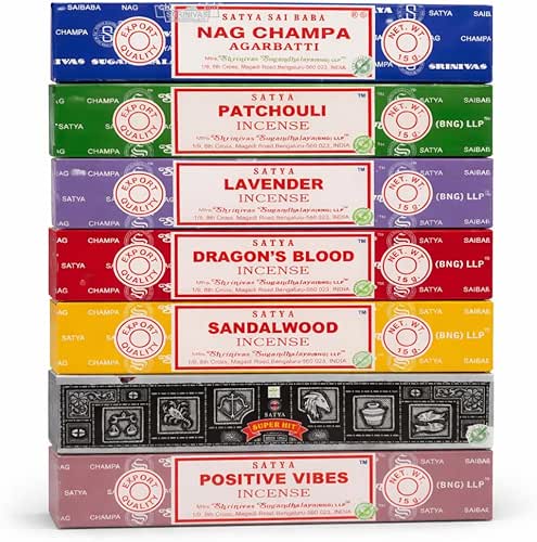 Nag Champa - Paquete de varillas de incienso (15 g,