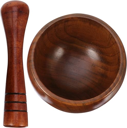 DOITOOL 1 juego de triturador de ajo de madera de Galik