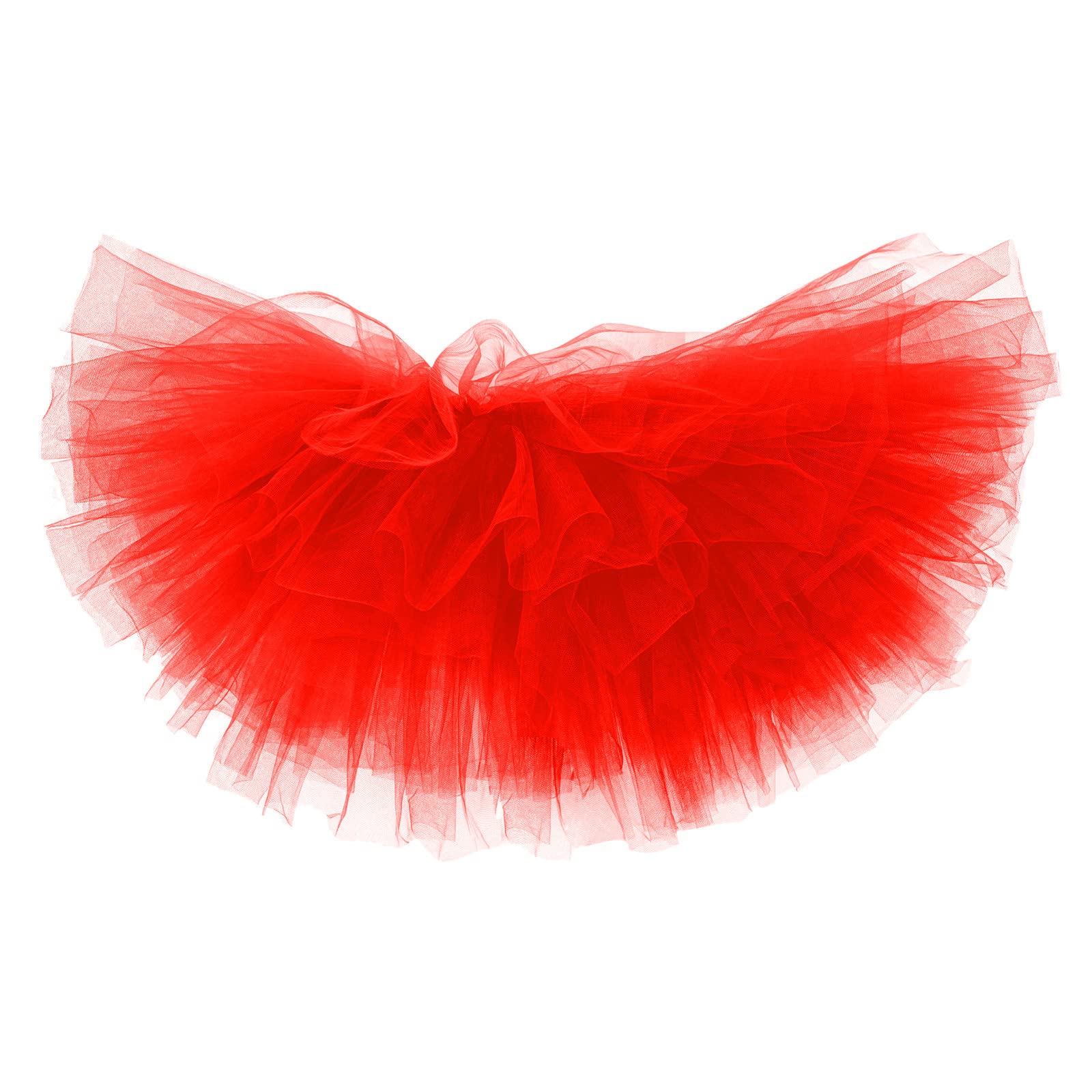 Générique Jupe Tutu Femme 6 Couches Tulle, Jupe Ballerine pour Spectacles et Danse, Idéale pour Carnaval, Soirées Thématiques, Anniversaires et Cadeau Original