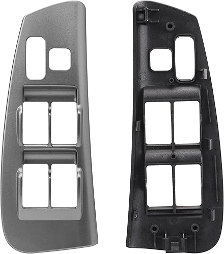 Miniatura 4 de Obaee Interruptor de ventana delantera izquierda del lado del conductor y bisel del panel de interruptor de puerta compatible con Toyota Matrix 2003