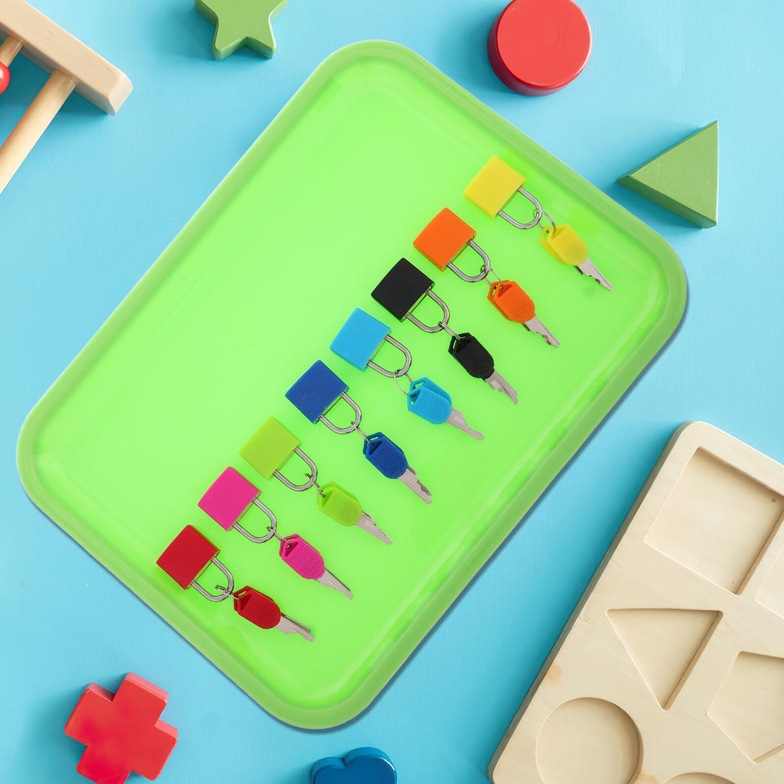 Hohopeti Juguete Montessori Cerradura y Llave, Juguetes Decoracion Colegio