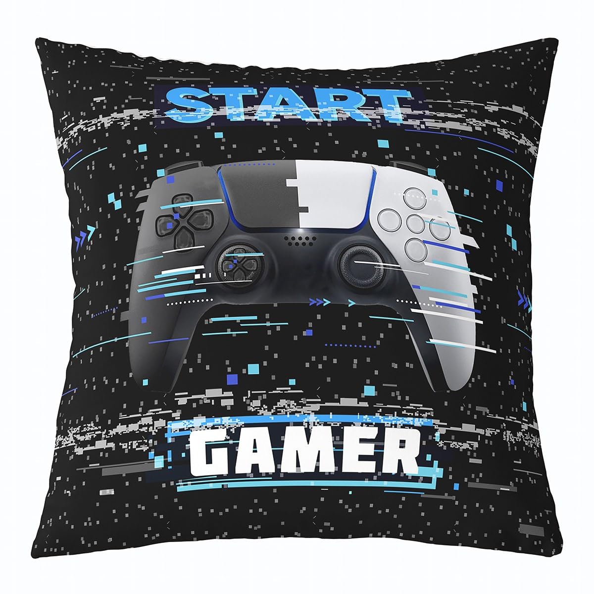 Homemissing Double Boy Gamer Bedding Set Game Comforter Cover Set Video Game Board Duvet Cover Novel Modern Game Controller Bedroom Decoration