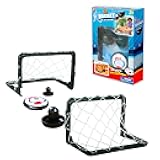 O2 Hockey - Table Top Hockey Game Set for Kids & Family. 2 Players Portable & Fast-Paced Fun Sport Game for Ages 3+ Boys & Girls. Electronic Air Puck, Strikers & Nets Included.