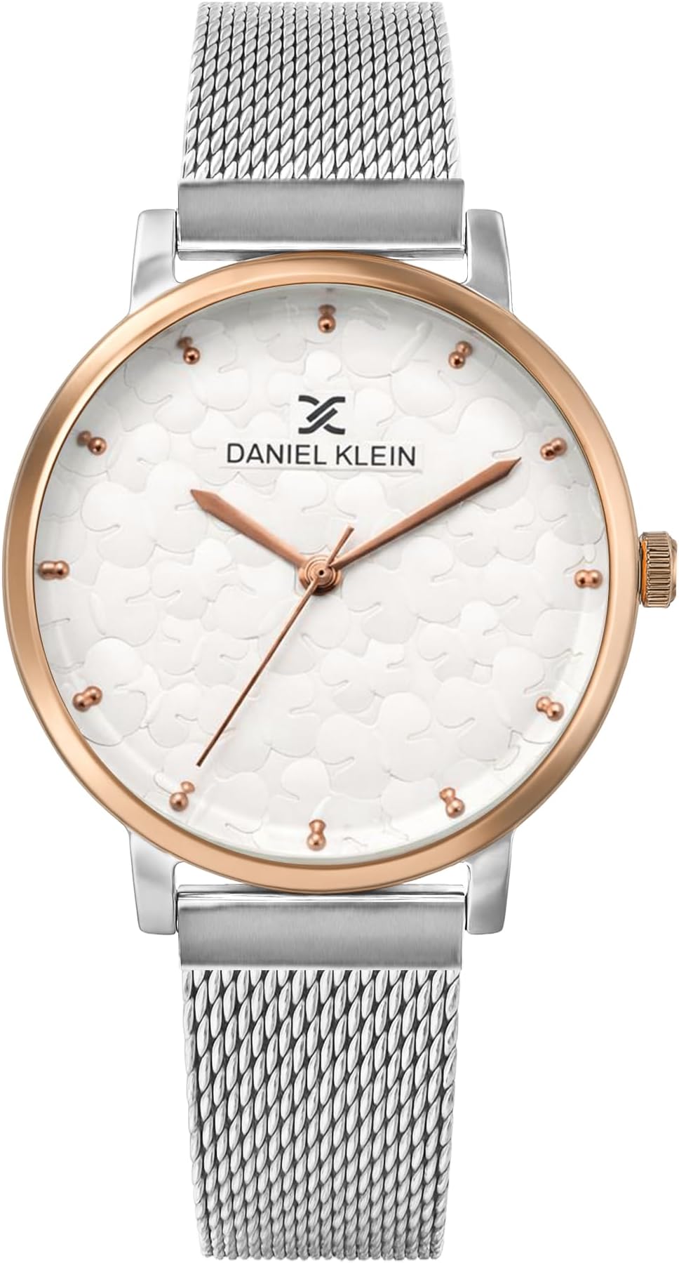 Women's White Dial Analog Watch (DK11637-3)