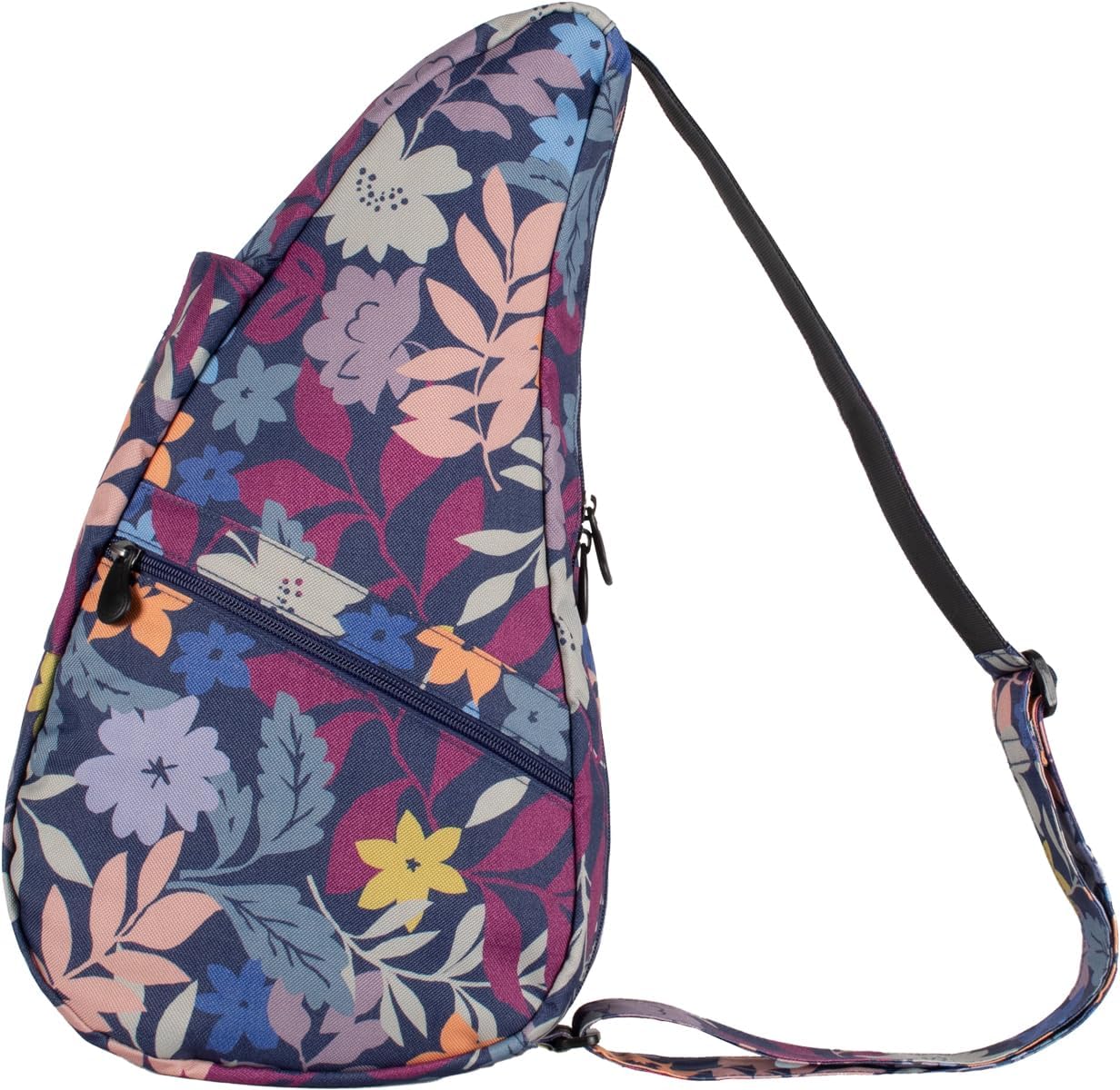 AmeriBag 17" Recyled Poly Print Healthy Back Bag Ergonomic Crossbody Sling for Everyday Use, Travel & Walking Comfort - Image 3