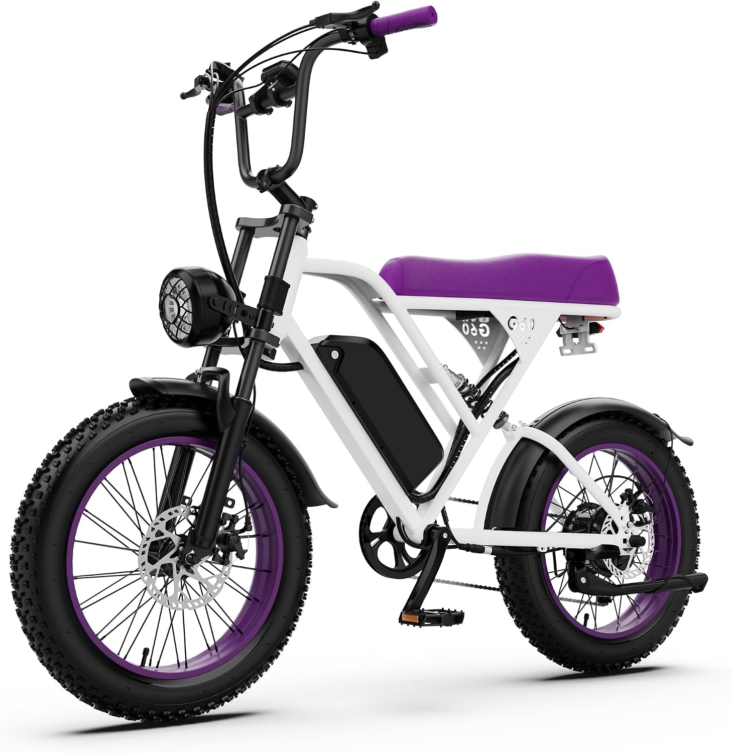 V9-G60 Electric Bike for Adults, Peak 1500W Electric Bicycle with Removable 48V 20Ah(960WH) Battery, Max 32Mph 70Mile Range,20" Fat Tire Mountain Dirt Ebike