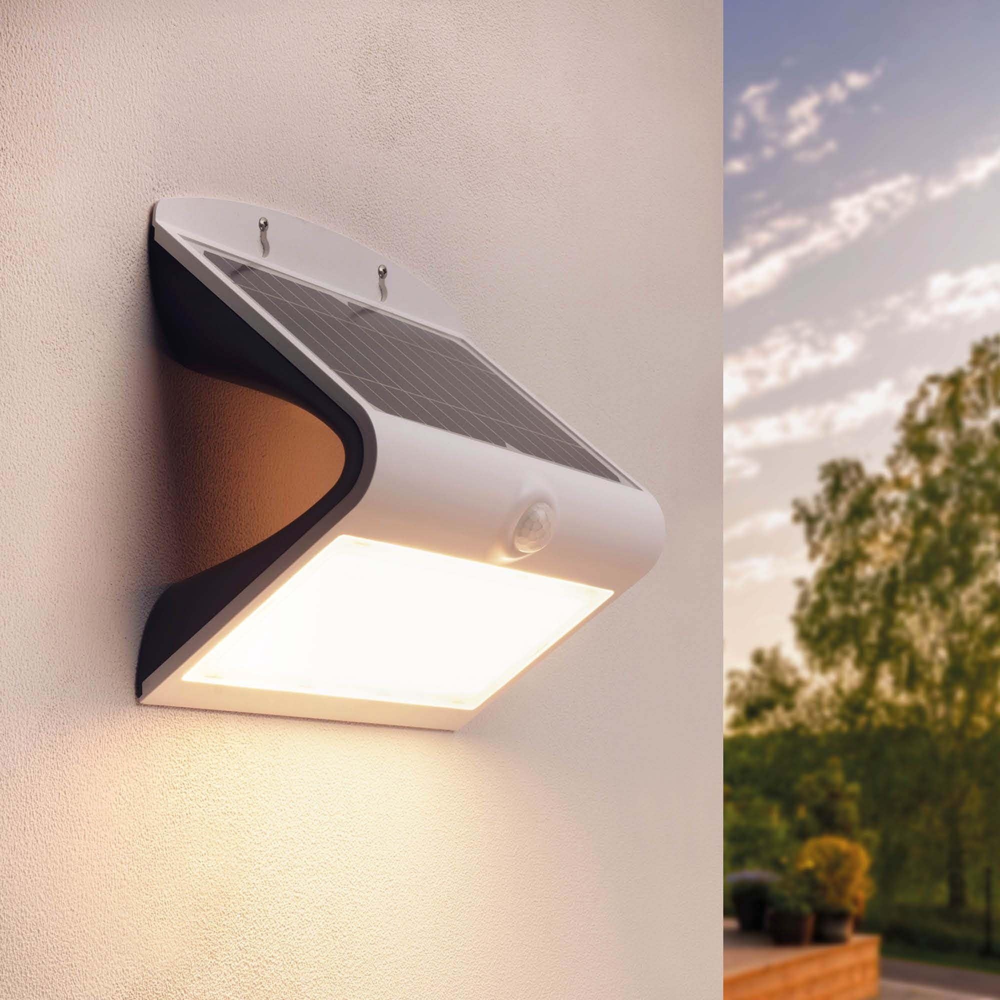 Dimensions of Ledvion Solar Wall Lamp