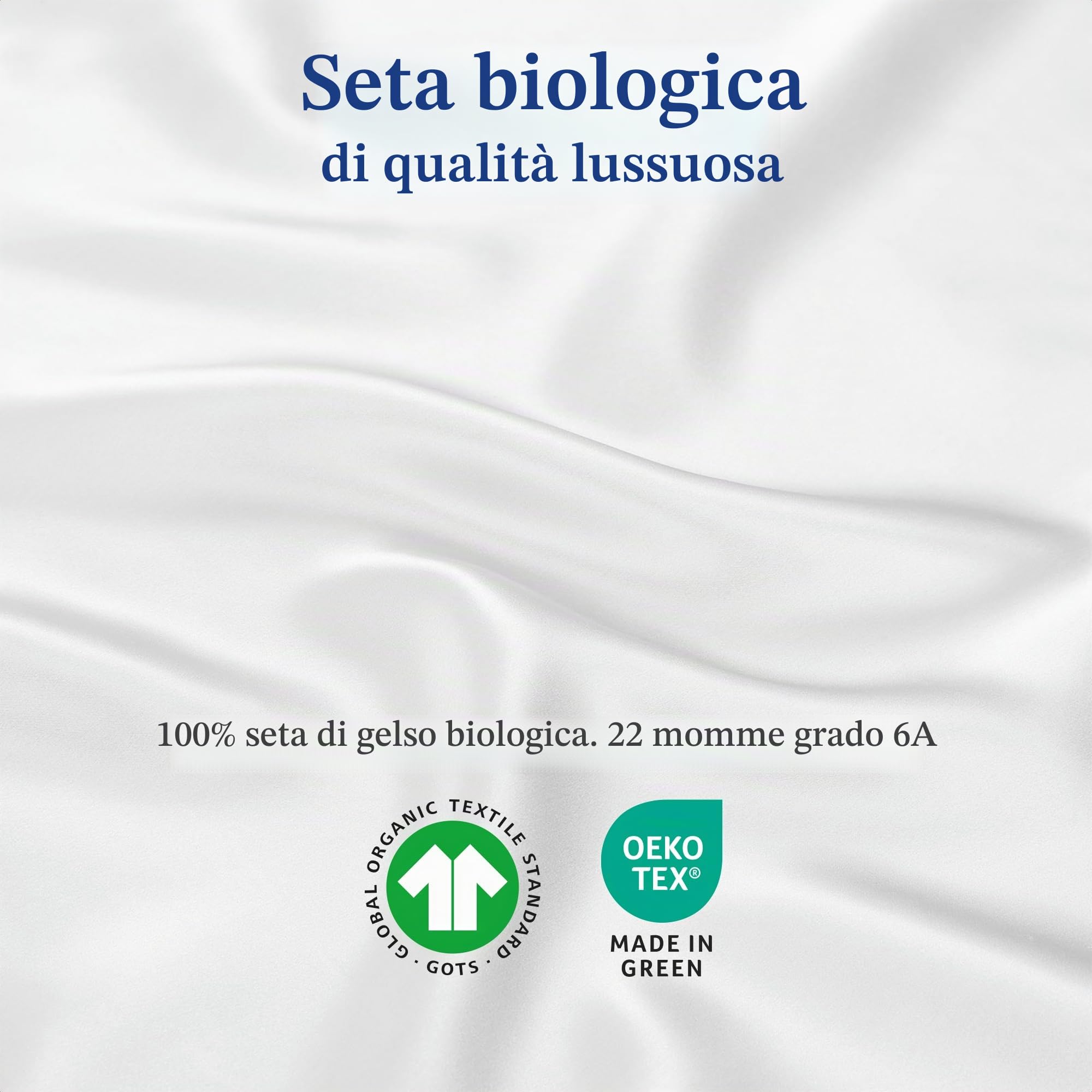Lenzuolo con Angoli in Seta 100% Bio 160x200 cm - 22 Momme Seta di Gelso, Grado 6A, Certificato Oeko-Tex in Germania, Lusso per la Pelle, Adatto a Materassi fino a 30 cm (Grigio Grafite)