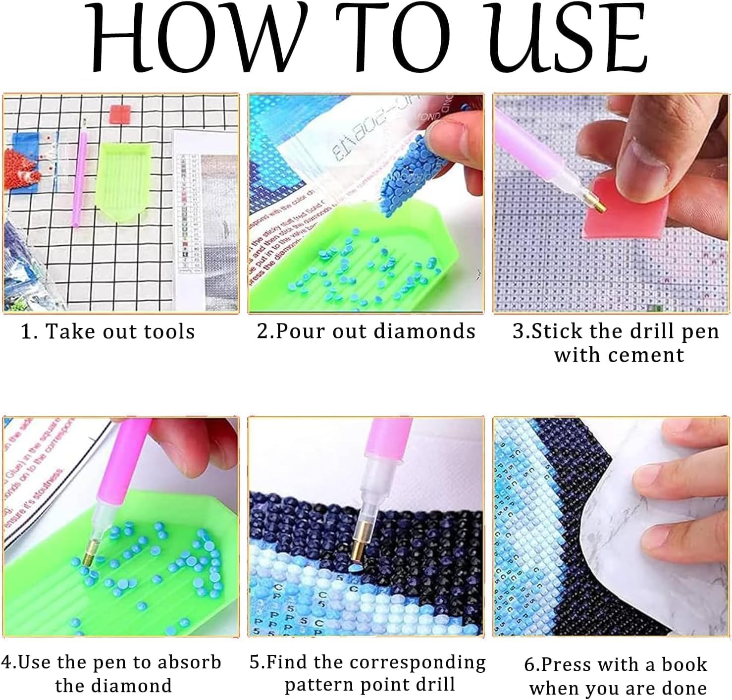 Cappaw Custom Diamond Art Painting Kits for Adults, DIY Personalized with Your Photos, Customized Diamond Art Gift for Home Decor