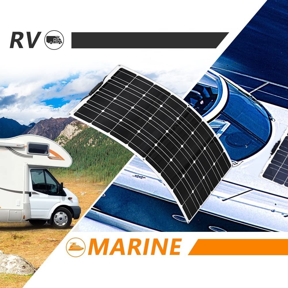 Pannello Solare Pannello Solare Monocristallino 100W Pannello Solare Pannello Solare RV Accumulo Energia Generazione Energia Solare