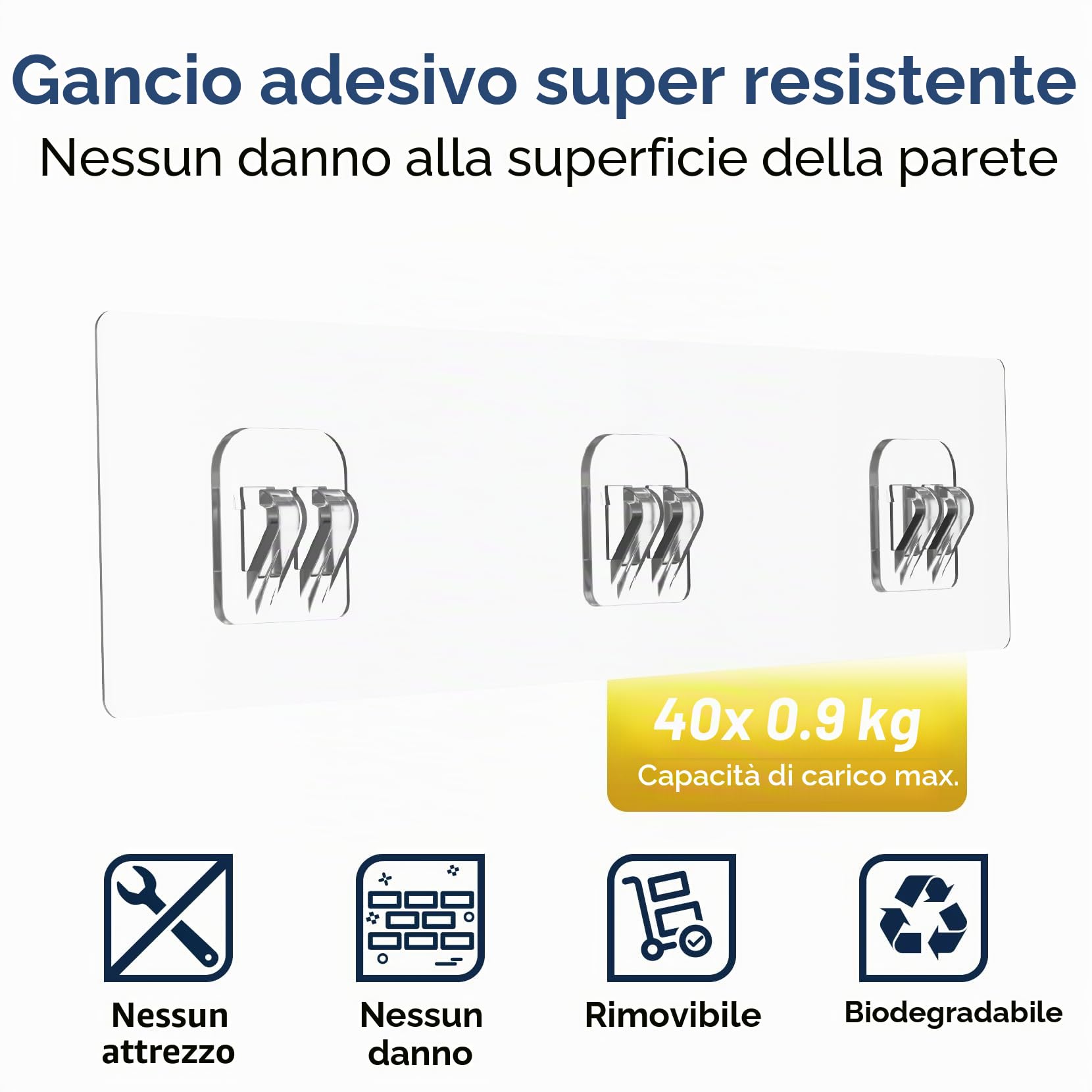 YASONIC Porta sapone per doccia 6 Pezzi Mensola doccia senza foratura, grande capacità con 12 ganci e Portasapone doccia, Impermeabile e antiruggine Porta shampoo doccia, Organizer doccia, Nero