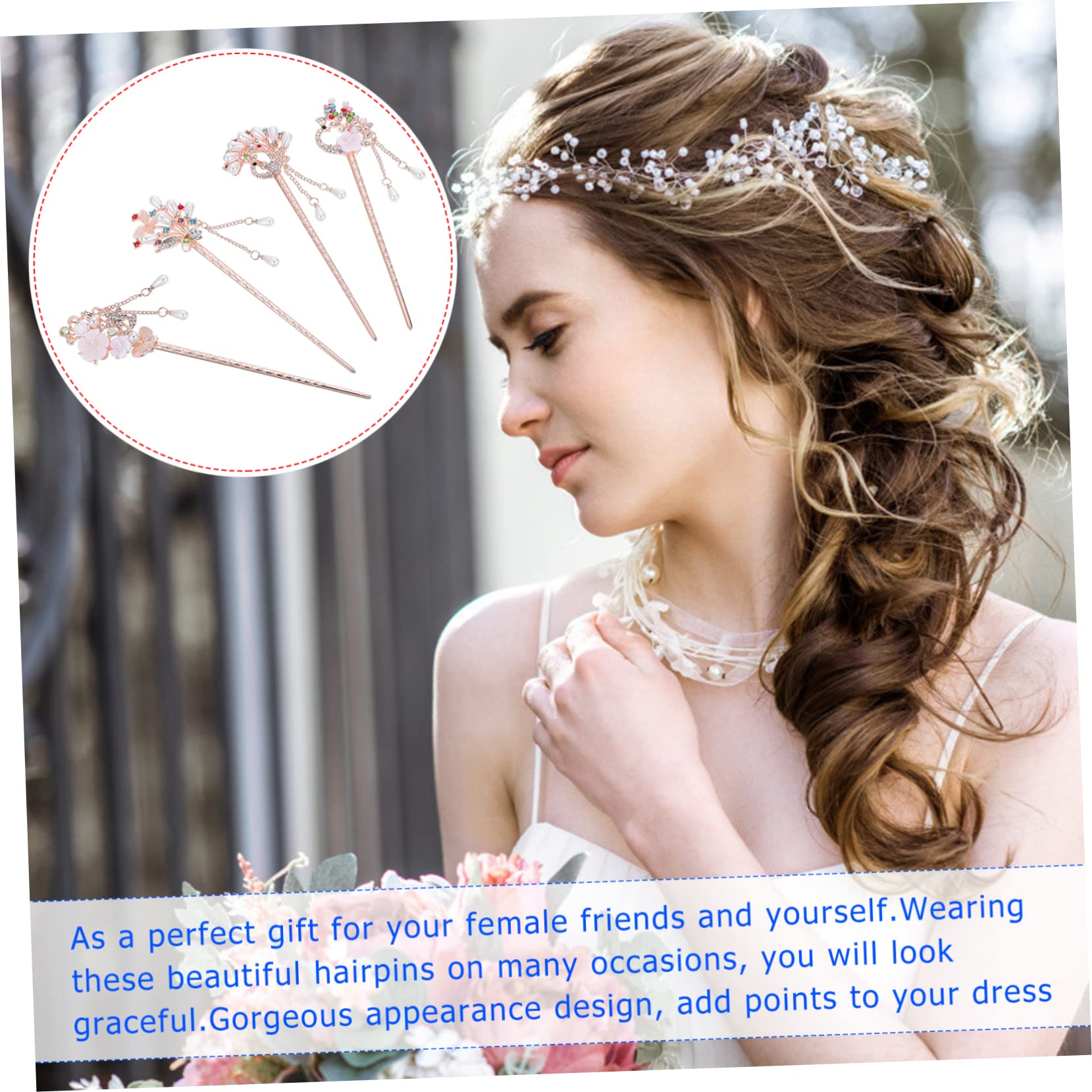 DOITOOL 12stücke Antike Haarnadeln Mit Zarten Perlen Und Dekorativen Quasten Für Hochzeiten Partys Und Tänze Haaraccessoires Für Und Mädchen
