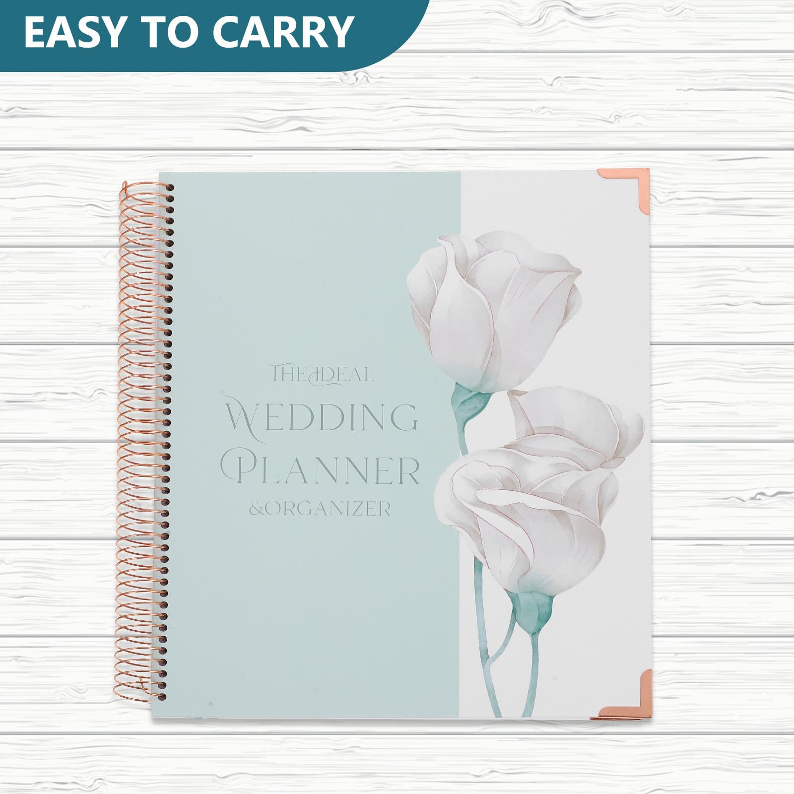 Cabilock Hochzeitsplaner Buch mit Detailliertem Zeitplan und Notizfunktion aus Papier für Hochzeitsvorbereitung und Budgetplanung