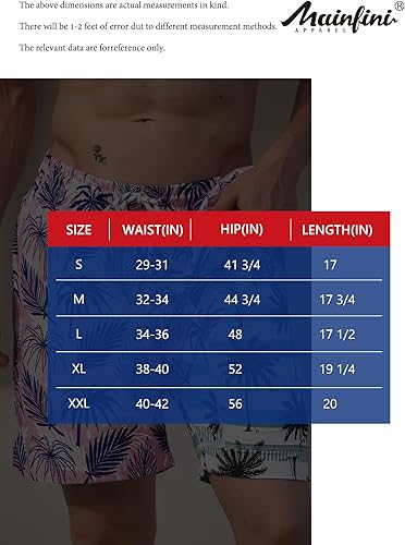 Miniatura 6 de Mainfini Bañador de compresión para hombre, Hoja de coco y plátano