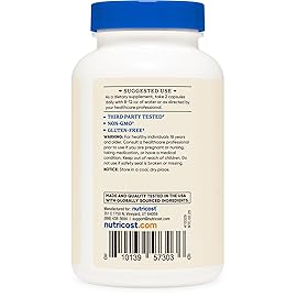Nutricost Colostrum 1000mg, 120 Caps, 60 Servings (3 Bottles)