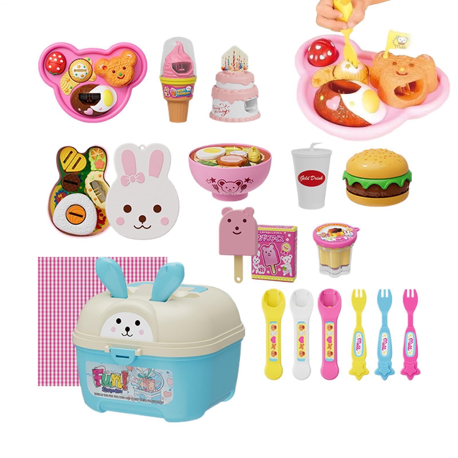 Pretend Feeding Toy Playset – Strawberry Pudding Dessert | Early Education
