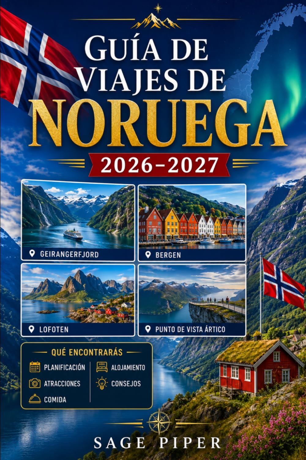 Guía de Viajes de Noruega 2026–2027: Explora Oslo, Bergen, Tromsø, las islas Lofoten, Geirangerfjord, el norte ártico, cruceros por fiordos, ... primerizos, parejas, familias y viajeros