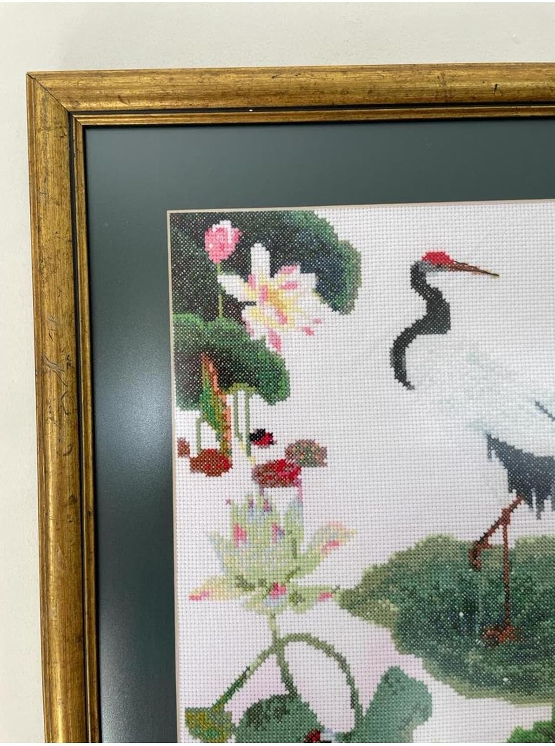 Canvas Wall Art Handmade Needlepoint Framed 17.7x33.5 in Multicolor Classic Design for Home Decor - Çok Renkli5, 18x33 inch
