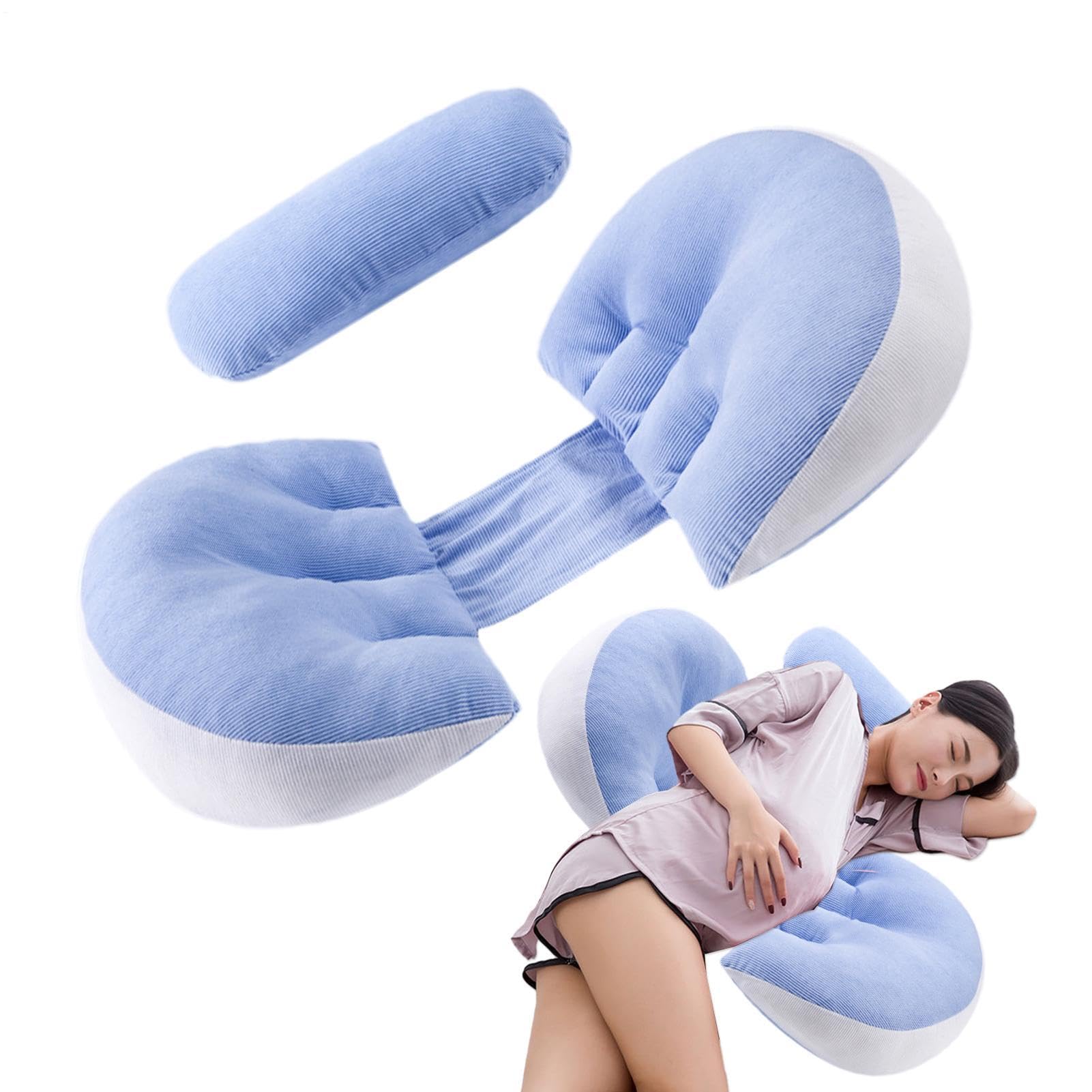 Oreiller de grossesse pour dormir sur le côté coussin maternité respirant