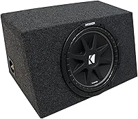 Vista 1 de KICKER Paquete 43C154-N con caja de subcaja Comp C15 de 15 pulgadas con estéreo universal para coche Hatchback sellado, 4 ohmios finales