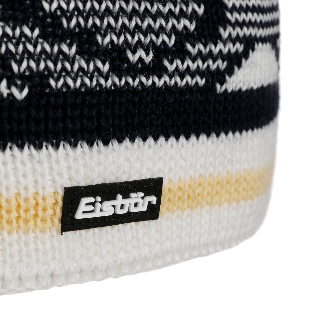 Eisbär Bonnet a Pompon Gitti Femme/Homme - Made in Austria de Ski pour l'hiver Beanie avec Doublure, Doublure Hiver Automne-Hiver