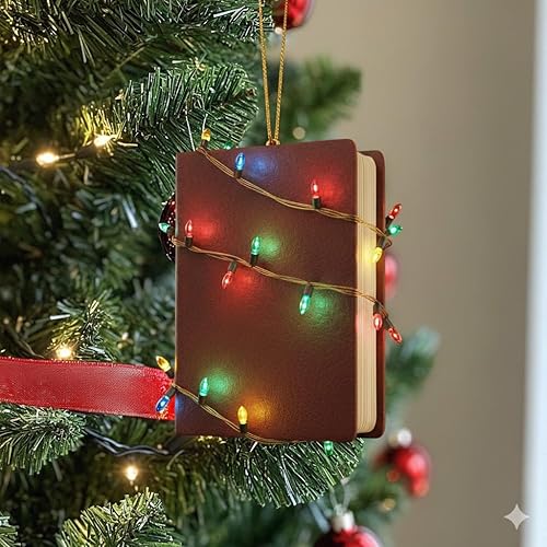 Miniatura 10 de Adorno de Navidad personalizado para impresora de oficina, máquina de fax, adorno colgante plano, decoración de trabajo de vacaciones, regalos para