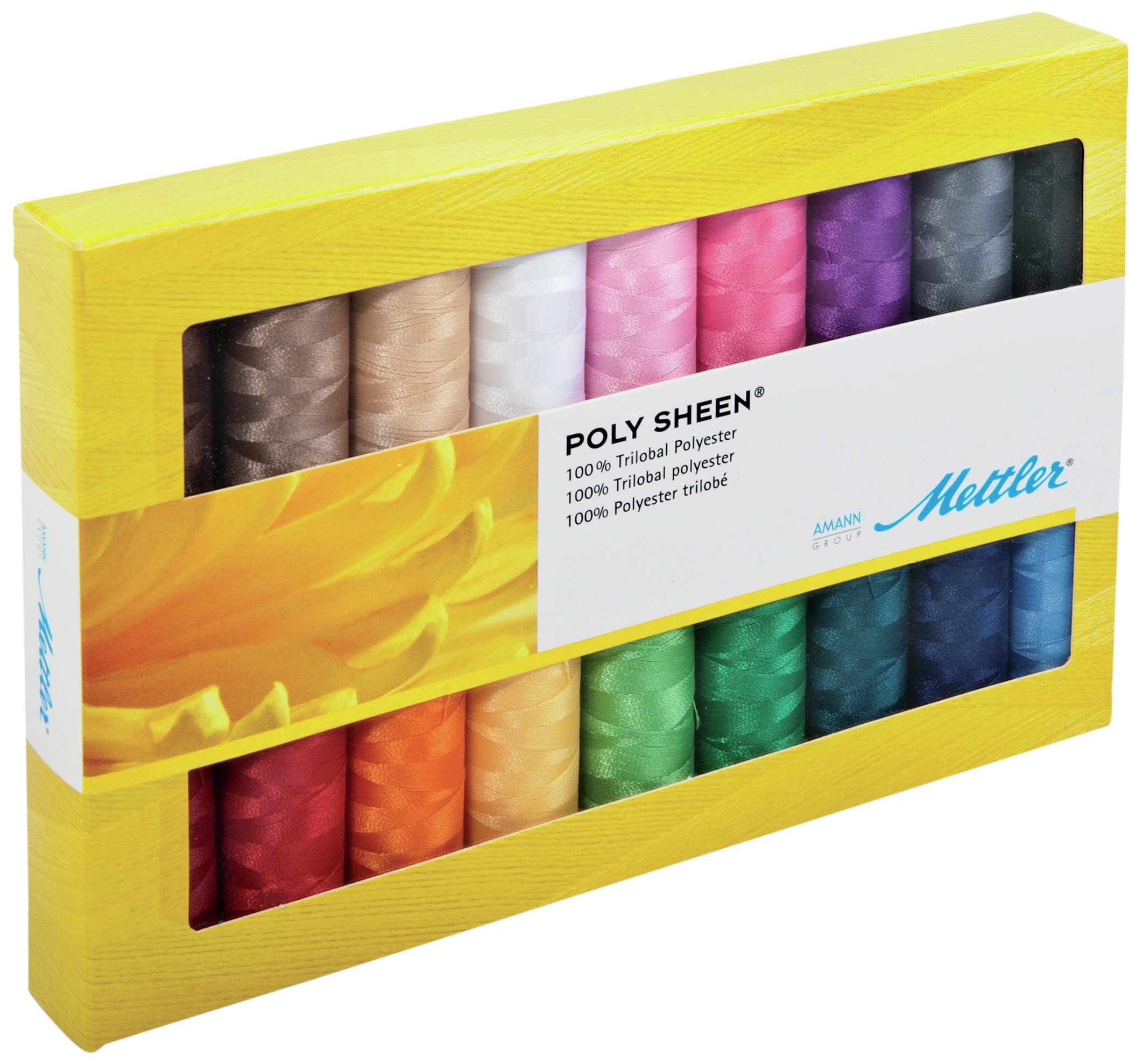 Mettler Poly Sheen 18 Spool Thread Kit