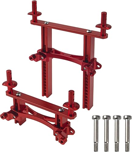 Soportes de metal para carrocería delantera y trasera, soporte de fijación de poste de carcasa compatible con Traxxas TRX4 Defender 8215 1/10 RC
