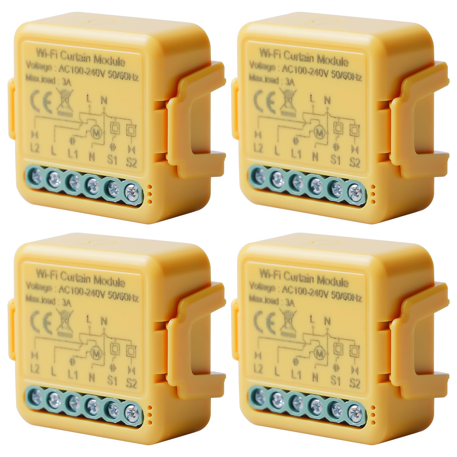 Lot De 2 Interrupteurs Sonoff Zigbee Pour Volets Roulants - Commande APP, Timer - Blanc